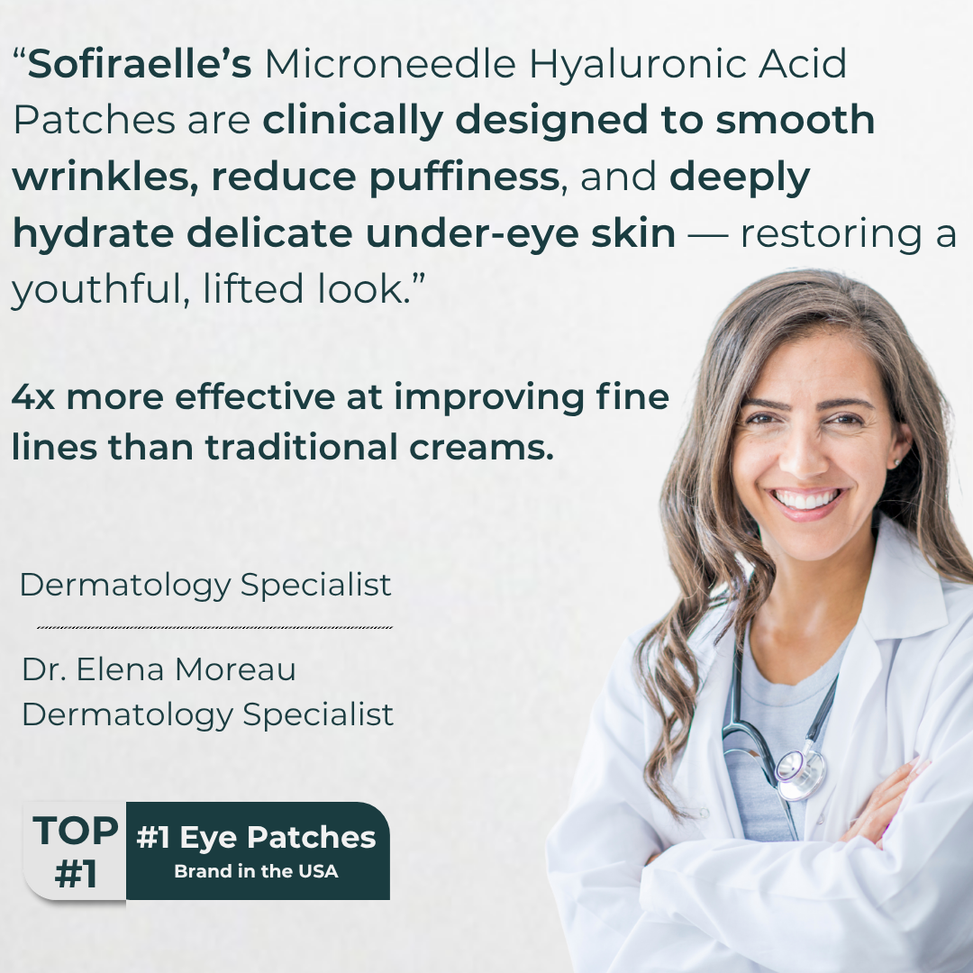 Microneedle Hyaluronic Acid Under-Eye Patches